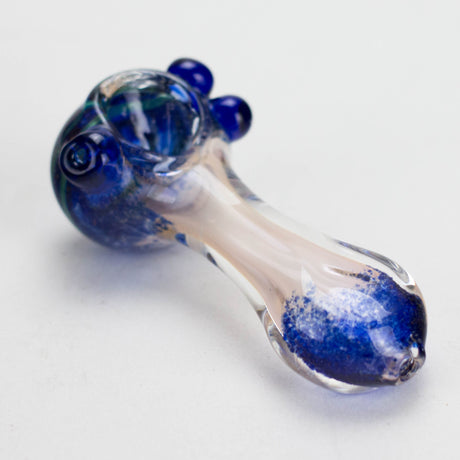 4" Gold Fuming Glass Pipe – 2pcs assorted Pack