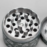 58mm Diamond Star 4-Part Aluminum Herb Grinder – 16pcs Bulk Pack Regular Grinder Bongzie Smokes