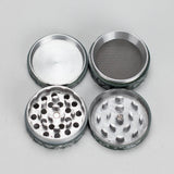 58mm Diamond Star 4-Part Aluminum Herb Grinder – 16pcs Bulk Pack Regular Grinder Bongzie Smokes