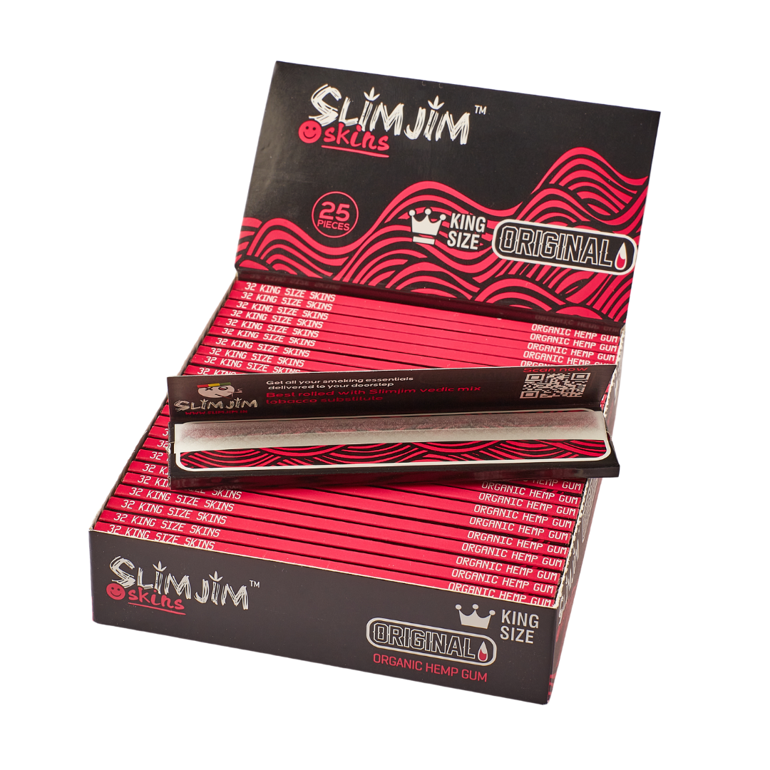 Slimjim | Original King Size Skins – Box of 25 Packs King Size SLIMJIM