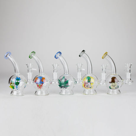 6.5″ Cartoon PrintGlass Bong [F230829-1D] Glass Bong Canadian Distributor