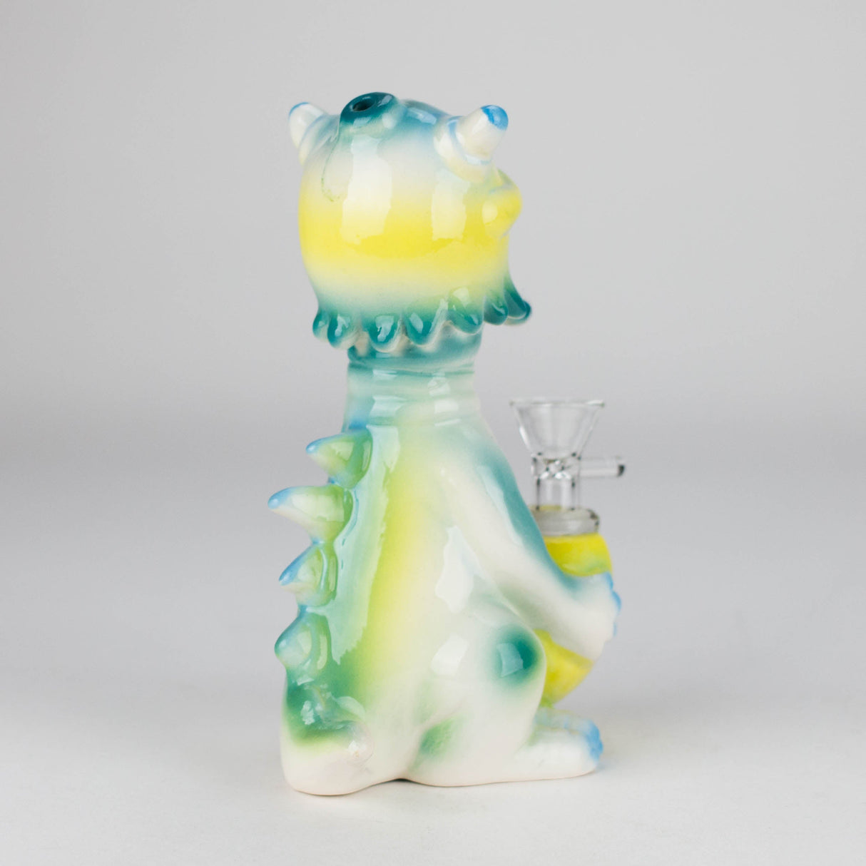 7″ Vintage Design Ceramic Bong – Unique Cyclops Monster Shape [ES079WP] Ceramic Bong Canadian Distributor