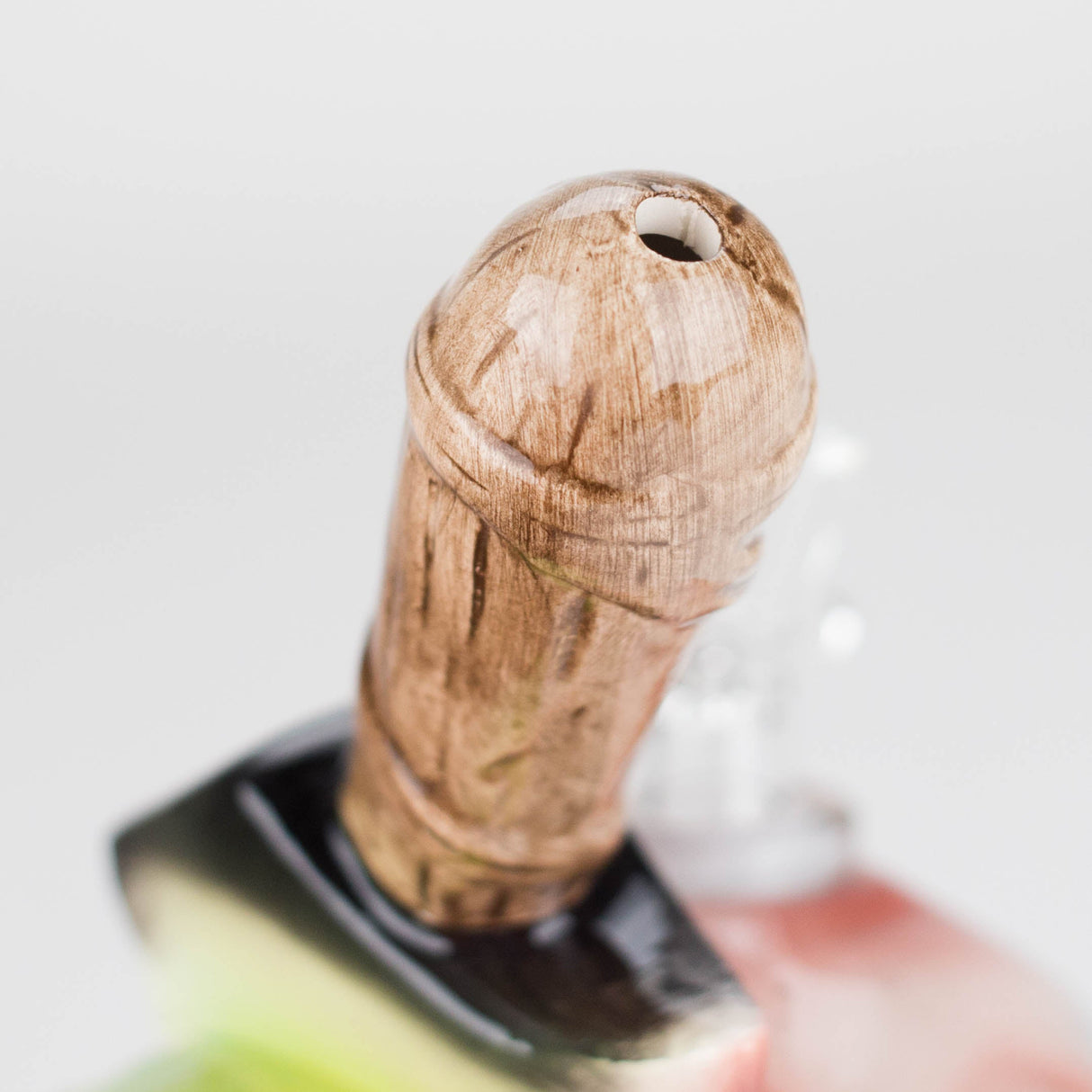 8" Vintage Dead Face Ceramic Bong – Horror-Inspired Smoking Art [ES094WP] Ceramic Bong Canadian Distributor