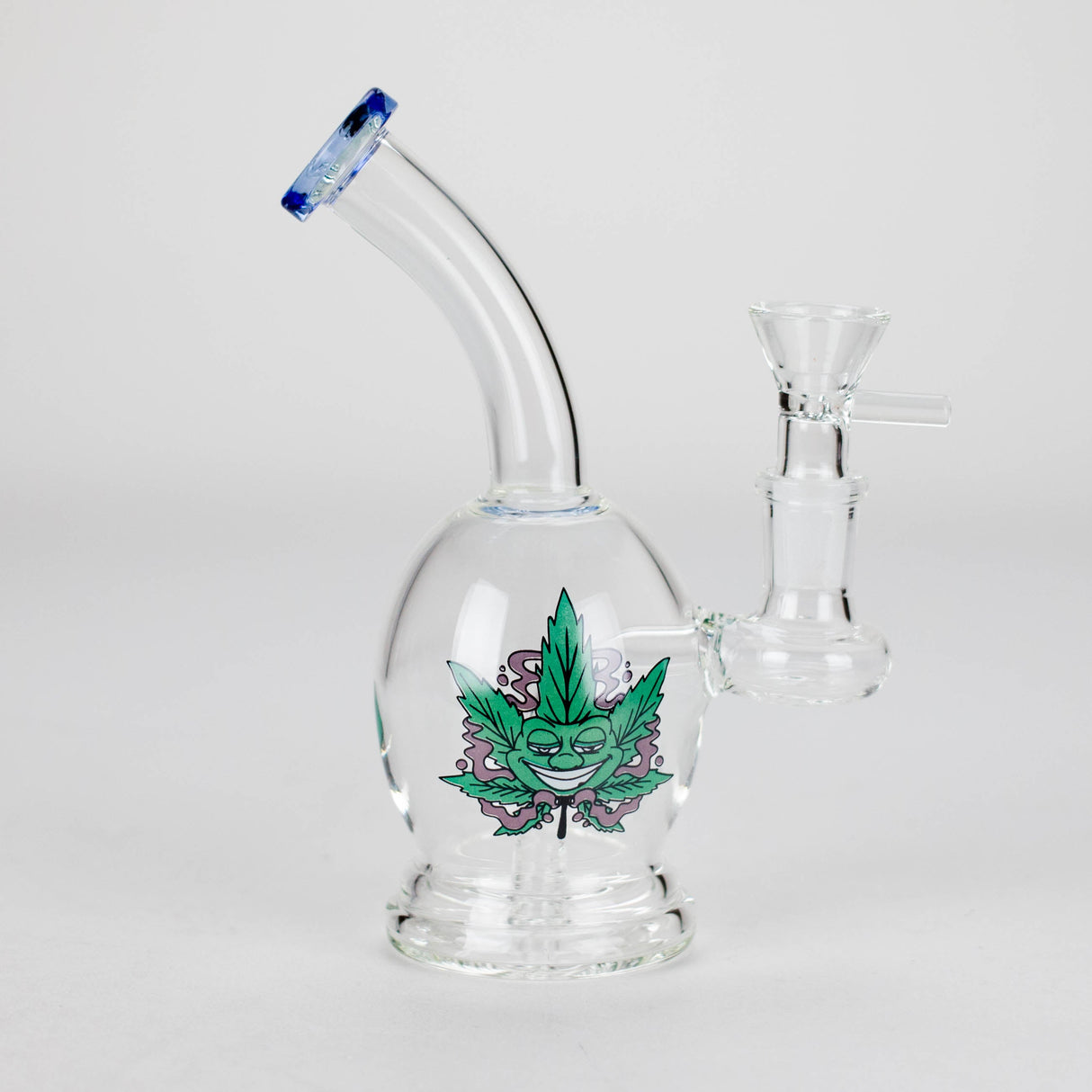 6.5″ Cartoon PrintGlass Bong [F230829-2C] Glass Bong Canadian Distributor Blue (Sticker 1)