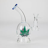 6.5″ Cartoon PrintGlass Bong [F230829-2C] Glass Bong Canadian Distributor Blue (Sticker 1)