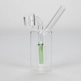4″ Glass Dab Rig with Banger [G230806-5] Glass Rig Canadian Distributor Green