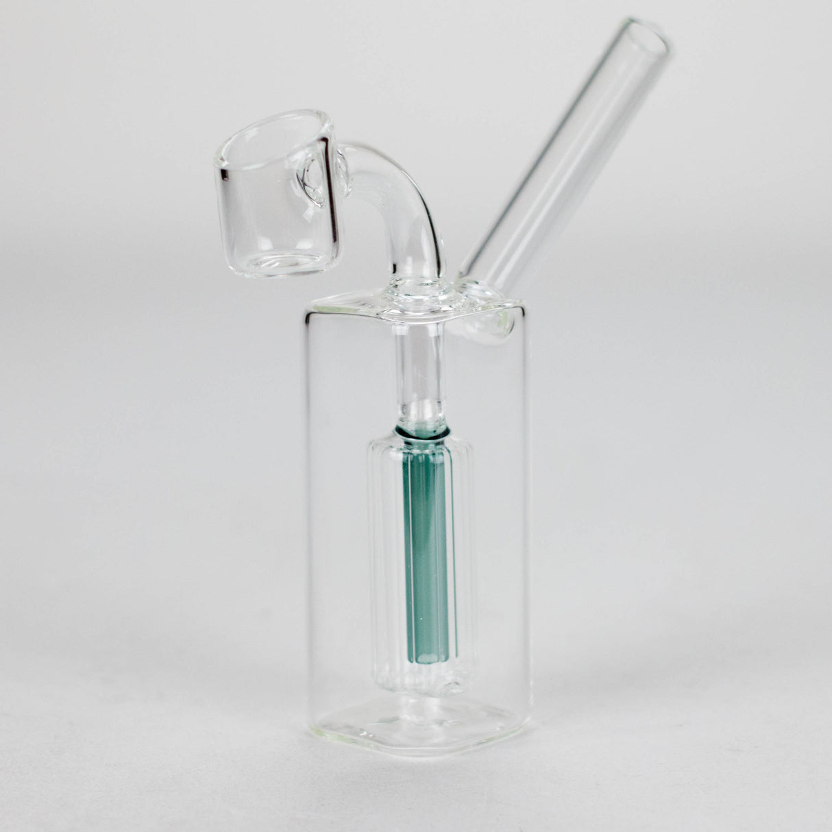 4″ Glass Dab Rig with Banger [G230806-5] Glass Rig Canadian Distributor Lake Green
