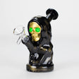 6″ Black Skull Soft Glass Bong [XY008] Glass Bong Canadian Distributor