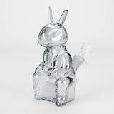 6″ Black Bunny Soft Glass Bong [XD006] Glass Bong Canadian Distributor