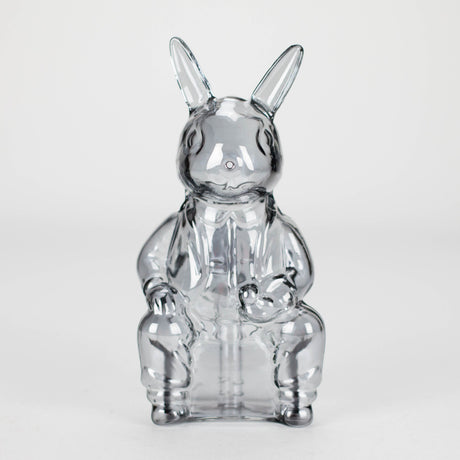 6″ Black Bunny Soft Glass Bong [XD006] Glass Bong Canadian Distributor