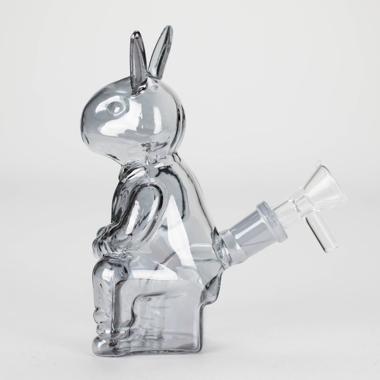 6″ Black Bunny Soft Glass Bong [XD006] Glass Bong Canadian Distributor