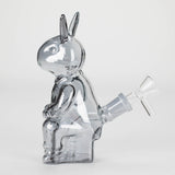 6″ Black Bunny Soft Glass Bong [XD006] Glass Bong Canadian Distributor