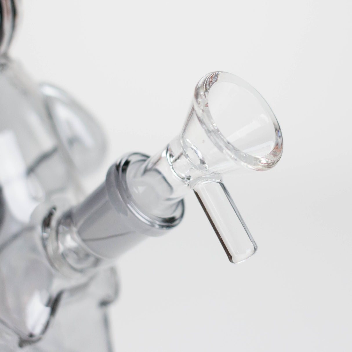 6″ Black Bunny Soft Glass Bong [XD006] Glass Bong Canadian Distributor