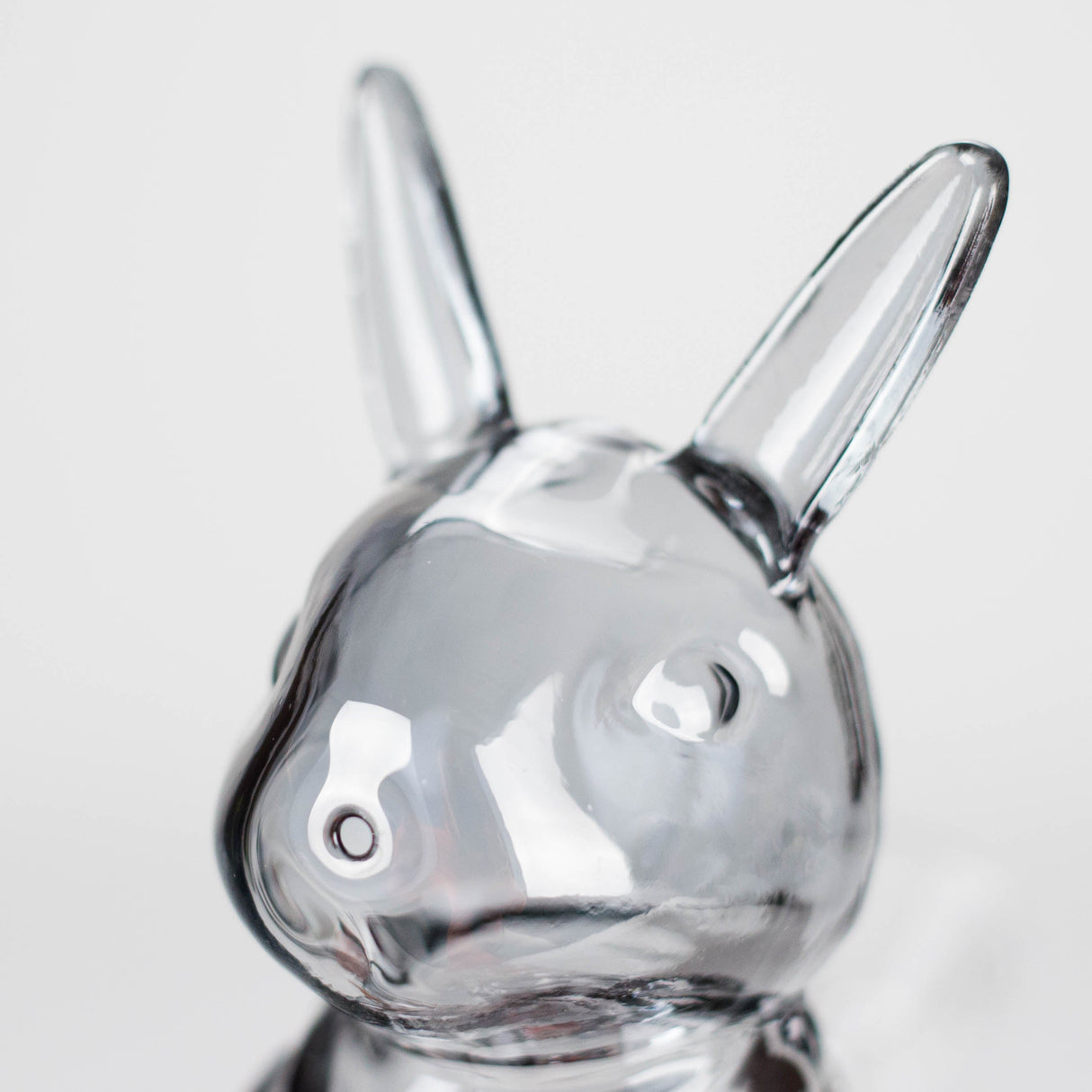 6″ Black Bunny Soft Glass Bong [XD006] Glass Bong Canadian Distributor