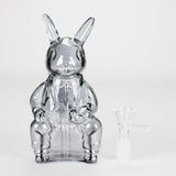 6″ Black Bunny Soft Glass Bong [XD006] Glass Bong Canadian Distributor