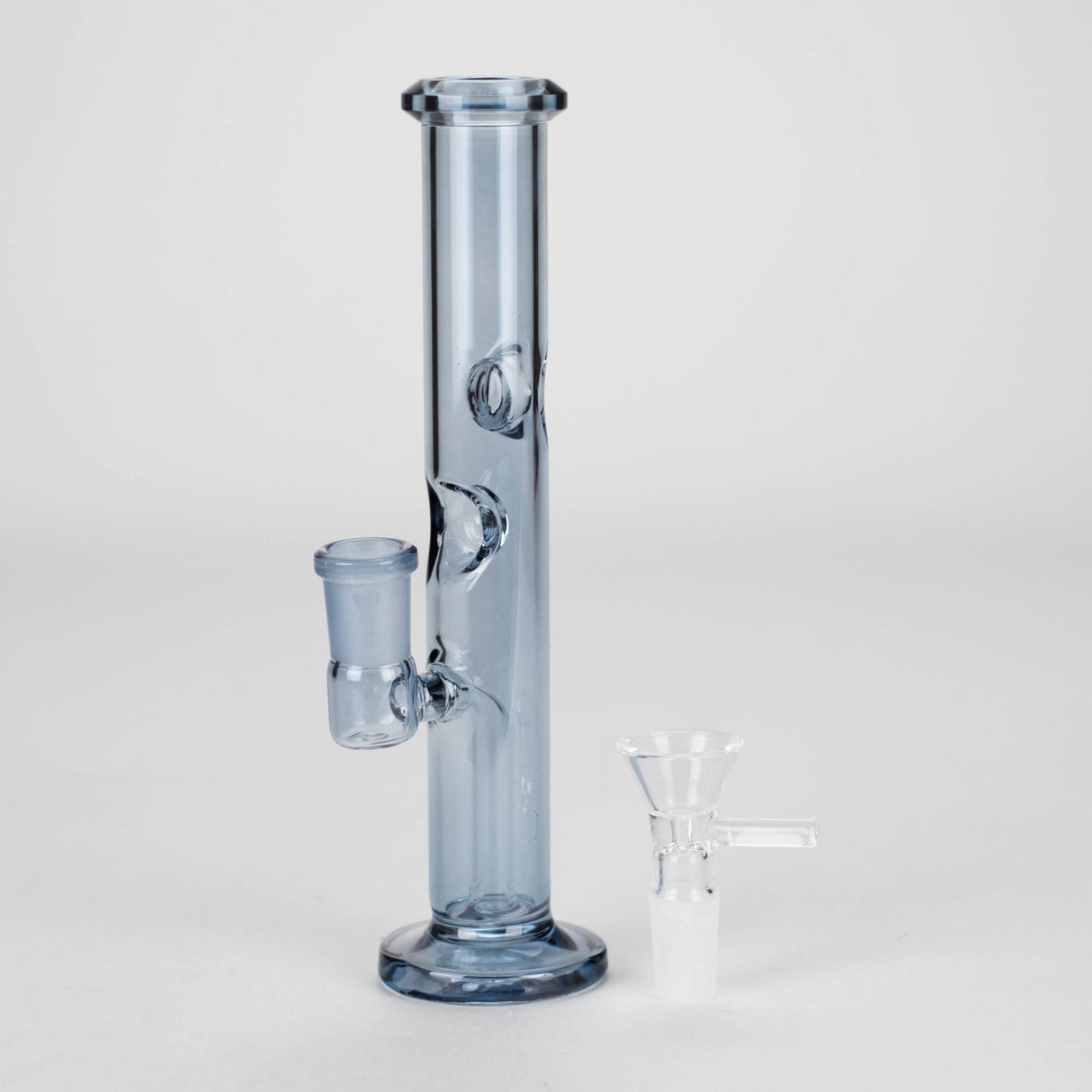 7″ Stemless Straight Tube Glass Bong [WP8074] Glass Bong Canadian Distributor