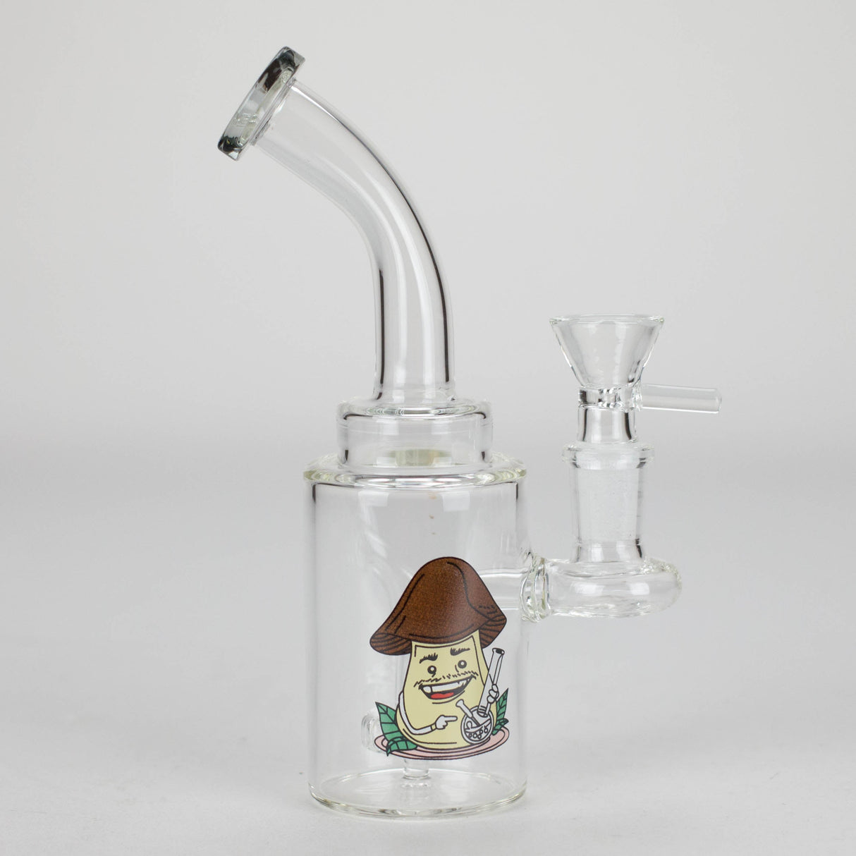6.5″ Cartoon PrintGlass Bong [F230829-2A] Glass Bong Canadian Distributor Gray (Sticker 1)