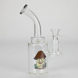 6.5″ Cartoon PrintGlass Bong [F230829-2A] Glass Bong Canadian Distributor Gray (Sticker 1)