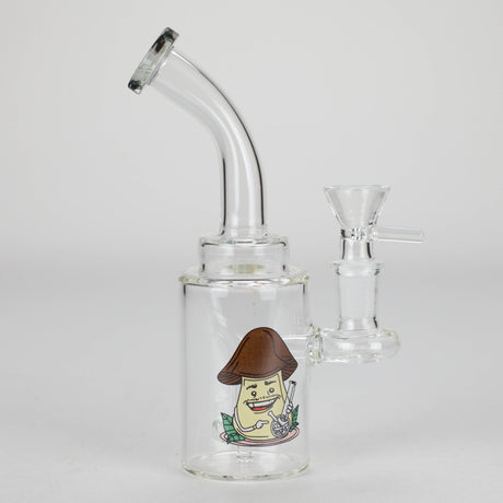 6.5″ Cartoon PrintGlass Bong [F230829-2A] Glass Bong Canadian Distributor Gray (Sticker 1)