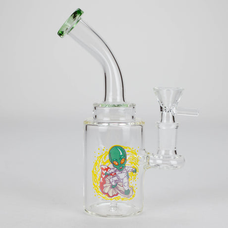 6.5″ Cartoon PrintGlass Bong [F230829-2A] Glass Bong Canadian Distributor Green (Sitcker 3)