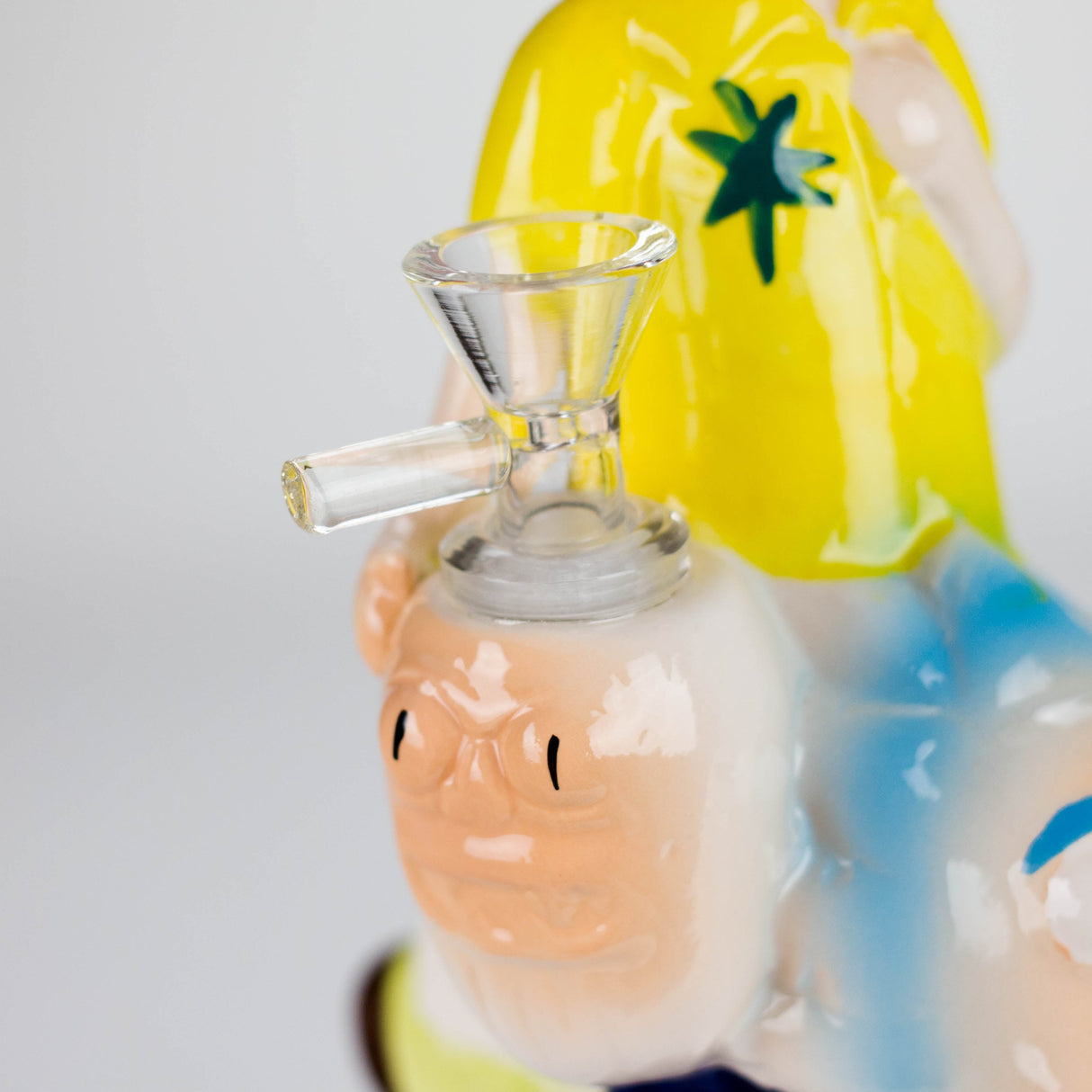 8″ Cartoon Duo Adventure Ceramic Bong – Whimsical Vintage Collection [ES082WP] Ceramic Bong Canadian Distributor