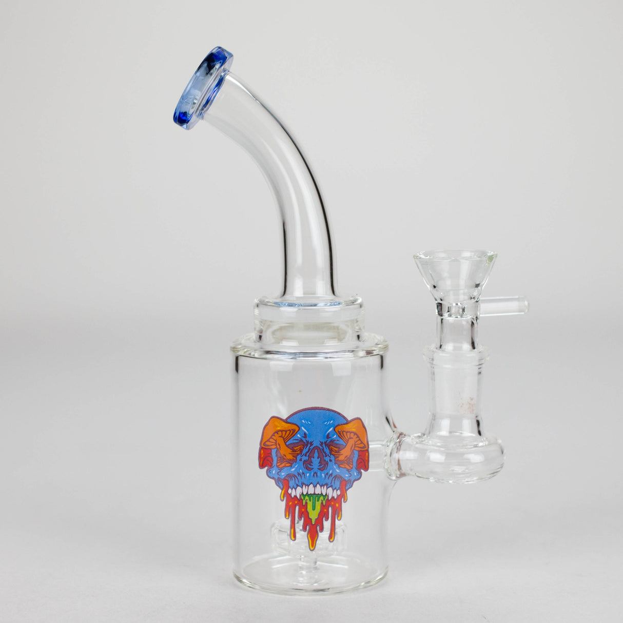 6.5″ Cartoon PrintGlass Bong [F230829-2A] Glass Bong Canadian Distributor Blue (Sticker 5)