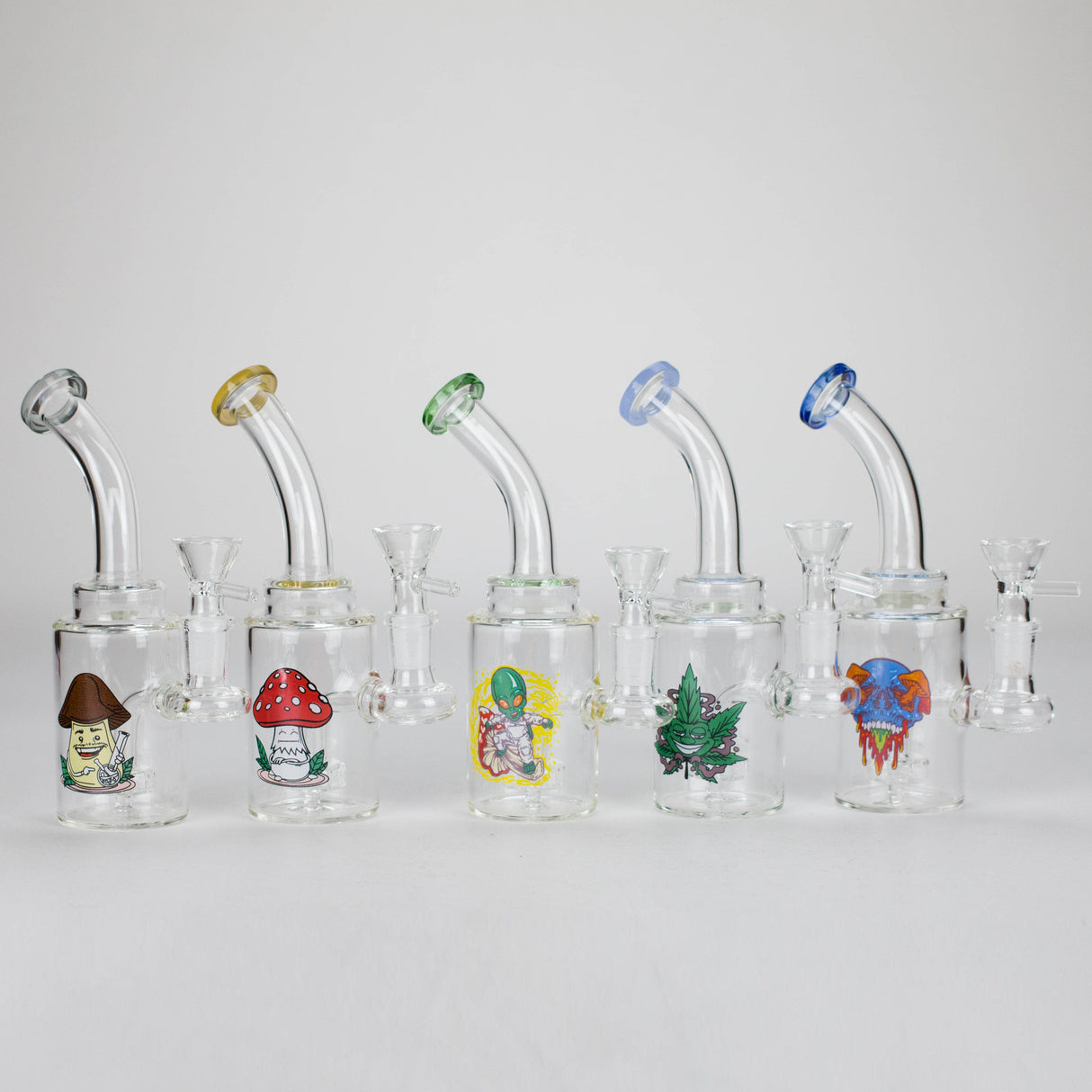 6.5″ Cartoon PrintGlass Bong [F230829-2A] Glass Bong Canadian Distributor