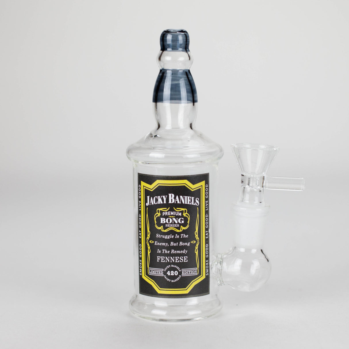 6″ Wine Bottle Design Glass Bong [G0923045] Glass Bong Canadian Distributor Jacky Banierls (Bottle 3)