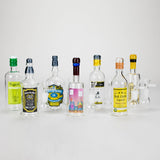 6″ Wine Bottle Design Glass Bong [G0923045] Glass Bong Canadian Distributor