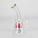 6.5″ Cartoon PrintGlass Bong [F230829-2D] Glass Bong Canadian Distributor Green (Sticker 3)