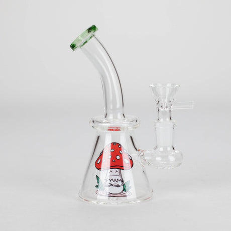6.5″ Cartoon PrintGlass Bong [F230829-2D] Glass Bong Canadian Distributor Green (Sticker 3)