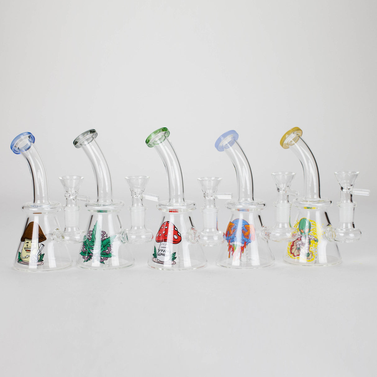 6.5″ Cartoon PrintGlass Bong [F230829-2D] Glass Bong Canadian Distributor