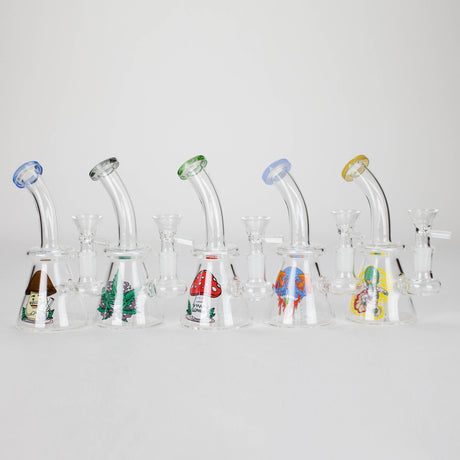 6.5″ Cartoon PrintGlass Bong [F230829-2D] Glass Bong Canadian Distributor