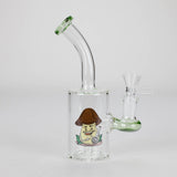 6.5″ Cartoon Print Glass Bong [F230829-2E] Glass Bong Canadian Distributor Green (Sticker 1)