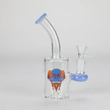 6.5″ Cartoon Print Glass Bong [F230829-2E] Glass Bong Canadian Distributor Milk Blue (Sticker 3)