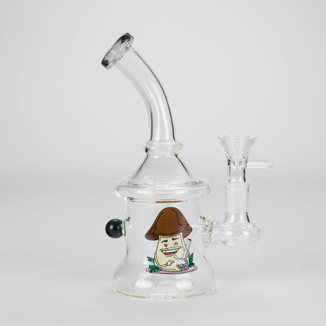 6.5″ Cartoon PrintGlass Bong [F230829-1E] Glass Bong Canadian Distributor Gray (Sticker 1)