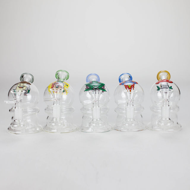 6.5″ Cartoon Print Glass Bong [F230829-3] Glass Bong Canadian Distributor