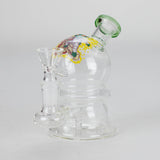 6.5″ Cartoon Print Glass Bong [F230829-3] Glass Bong Canadian Distributor Green (Sticker 2)