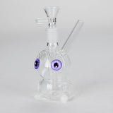 4″ Owl Glass Bong [F20230926-4A] Glass Bong Canadian Distributor White