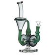 11″ Jade Green Tecycler Glass Bong [C8034] Glass Bong Canadian Distributor