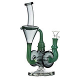 11″ Jade Green Tecycler Glass Bong [C8034] Glass Bong Canadian Distributor