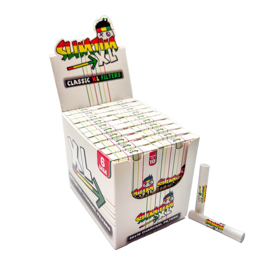 Slimjim | Classic XL Carbon Filters (6mm) (Box of 20) ROLLING ACCESSORIES SLIMJIM