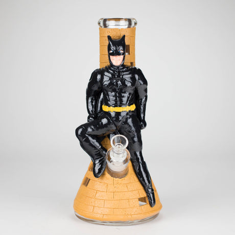 12" Bat Hero Tower Glass Bong – 9mm Thick Collectible Glass Glass Bong RMG WHOLESALE