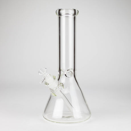 12" Classic Rim Beaker Bong – 9mm Thick Glass with 14mm Bowl Joint Glass Bong RMG WHOLESALE Clear