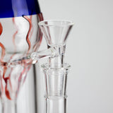 17" Enchanted Forest Glass Bong – Stemless Recycler with 14mm Bowl Joint Glass Bong RMG WHOLESALE