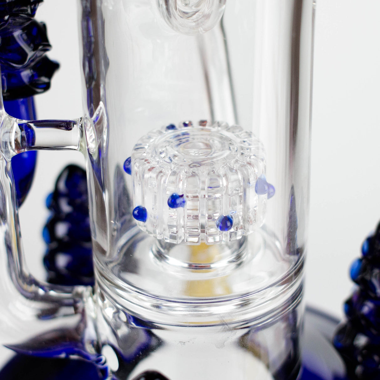 17" Enchanted Forest Glass Bong – Stemless Recycler with 14mm Bowl Joint Glass Bong RMG WHOLESALE