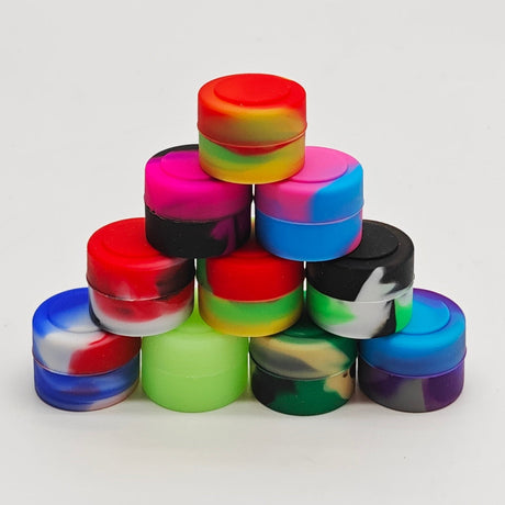 2ml Silicone Wax Container Jar of 120 Vial Super Supplys Inc