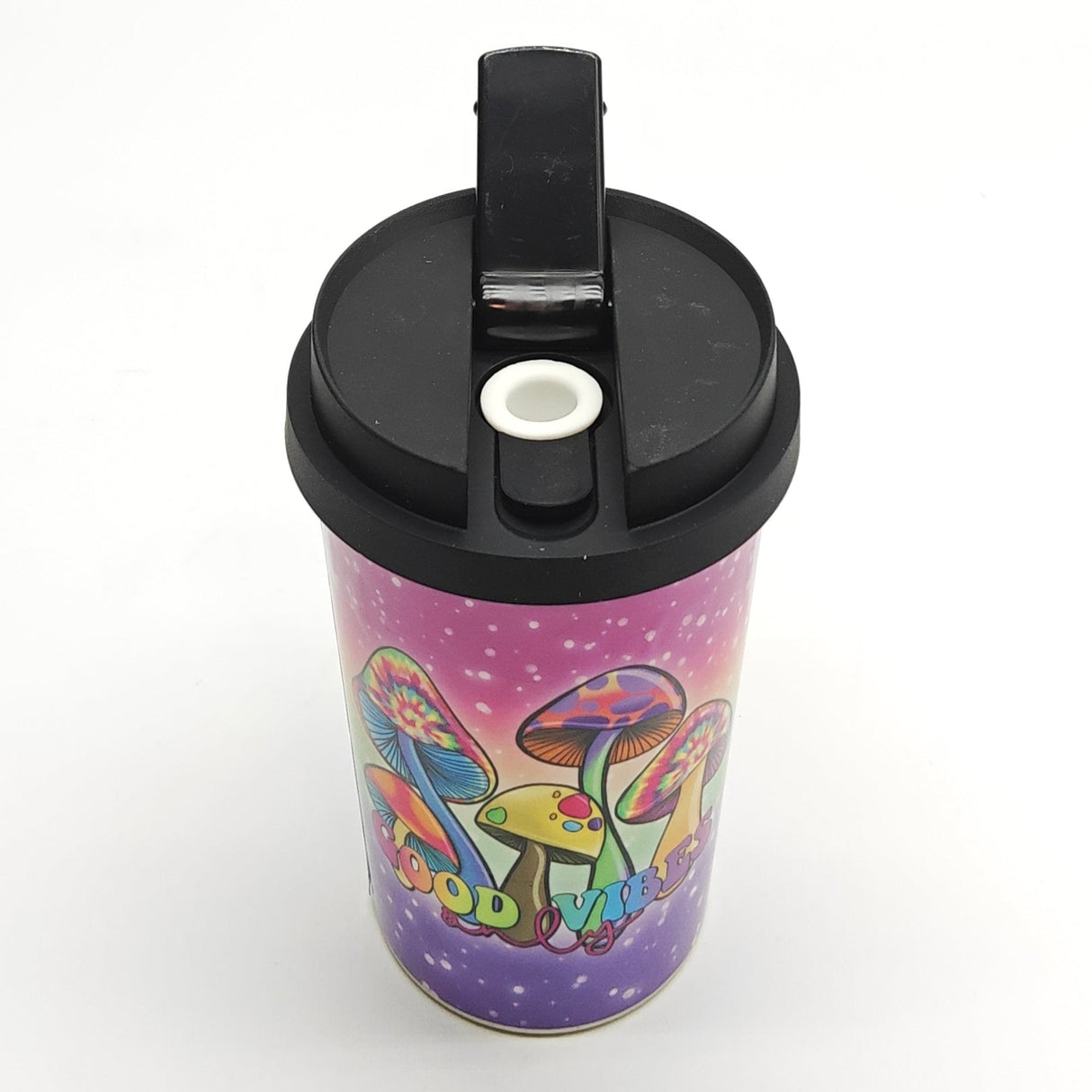 Coffee Cup Bong with ceramic bowl - Assorted Design [SP1061P-M] Resin · Silicone · Plastic Bong Super Supplys Inc