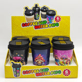 Coffee Cup Bong with ceramic bowl - Assorted Design [SP1061P-M] Resin · Silicone · Plastic Bong Super Supplys Inc