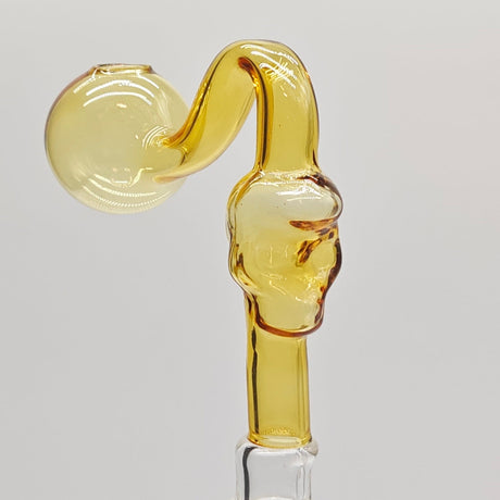 Colorful Skull Oil Burner Pipe Bowl Bowl · Banger · Oil Burner Super Supplys Inc Yellow